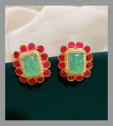 Elegant Stud Earring and  Kundan - KE00296